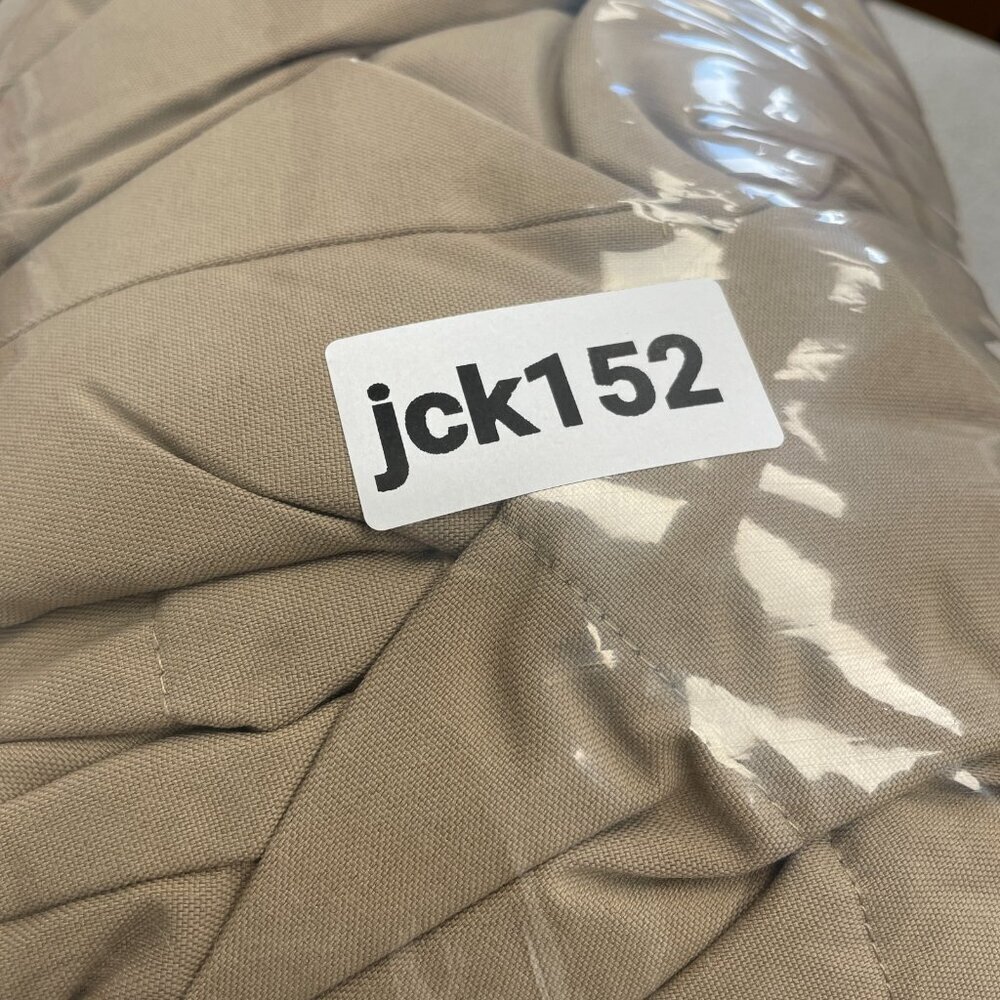 NWOT Calvin Klein Women's XL Hooded Puffer Coat Beige Faux Fur Lined Full Zip - Picture 10 of 10